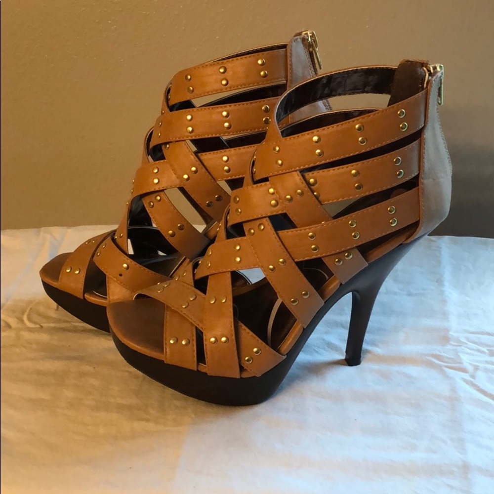 Camel color Promiscuous heels